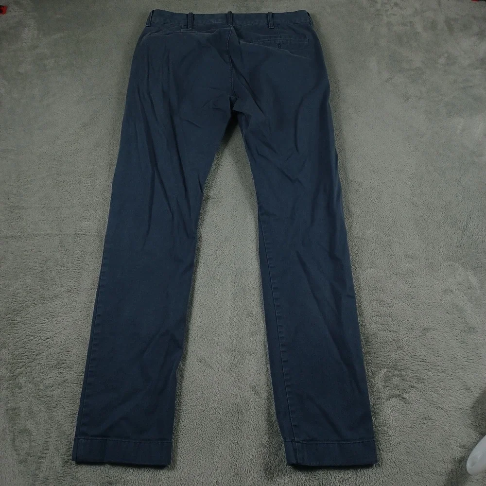 J Crew Pants Mens 30x30 Blue Chino‎ Straight Slim Fit Cotton Modern